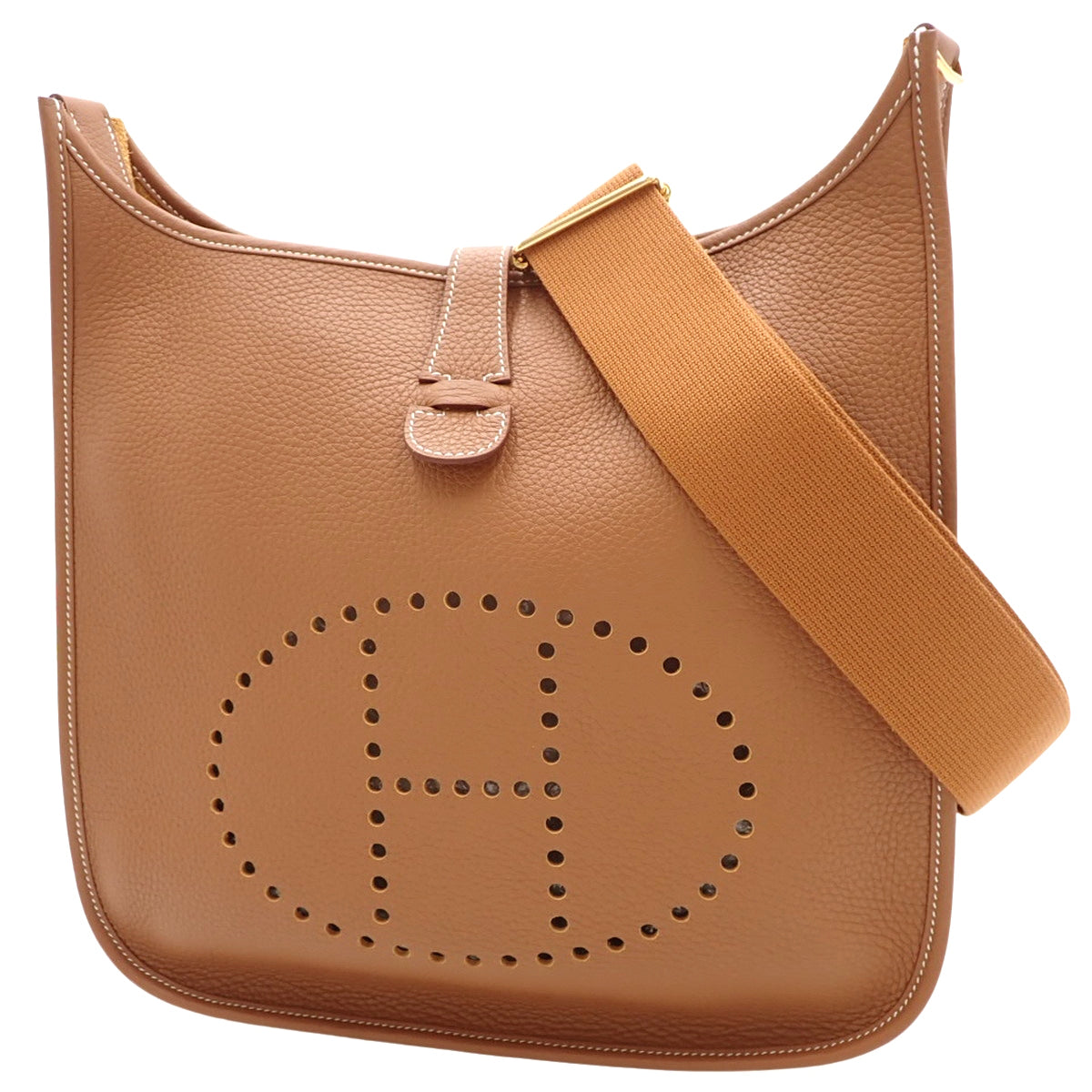 Evelyn 3GM, Triヨン Clemence leather, gold hardware, K stamp.