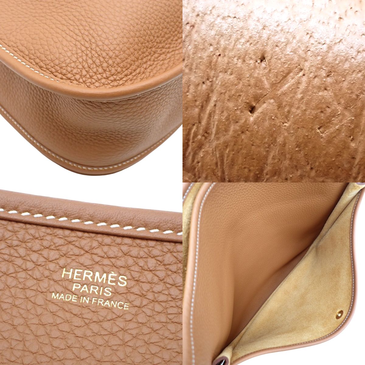 Evelyn 3GM, Triヨン Clemence leather, gold hardware, K stamp.