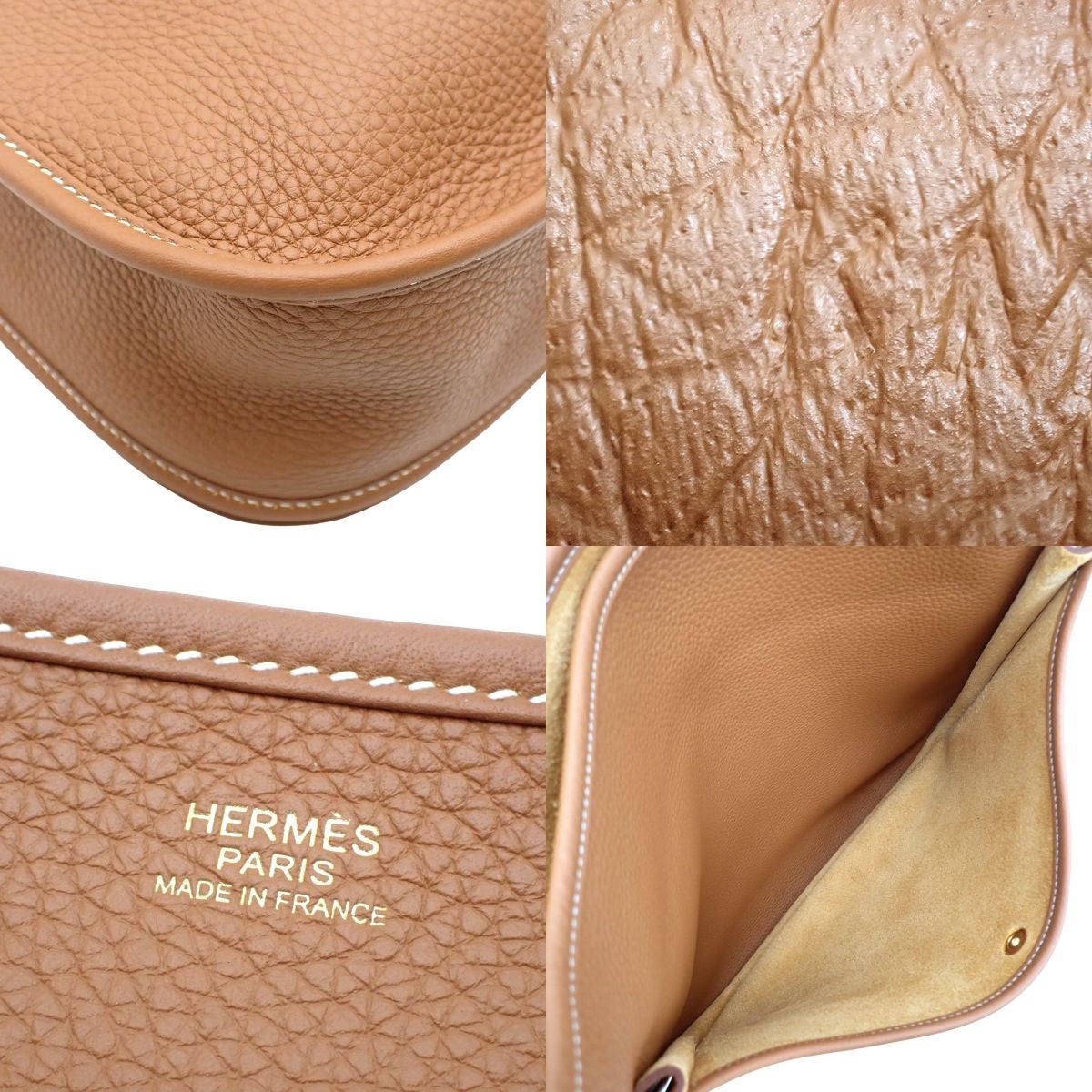 【未使用】エブリン3GM トリヨンクレマンス ゴールド ゴールド金具 K刻印