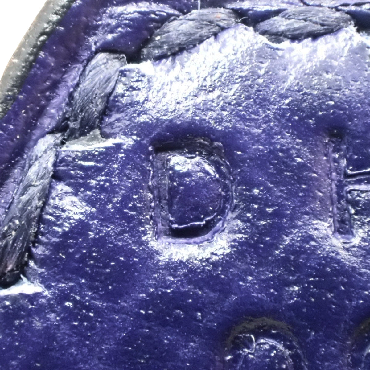 Bolide 27 爱普生蓝色脚踝金色五金件 D 印章