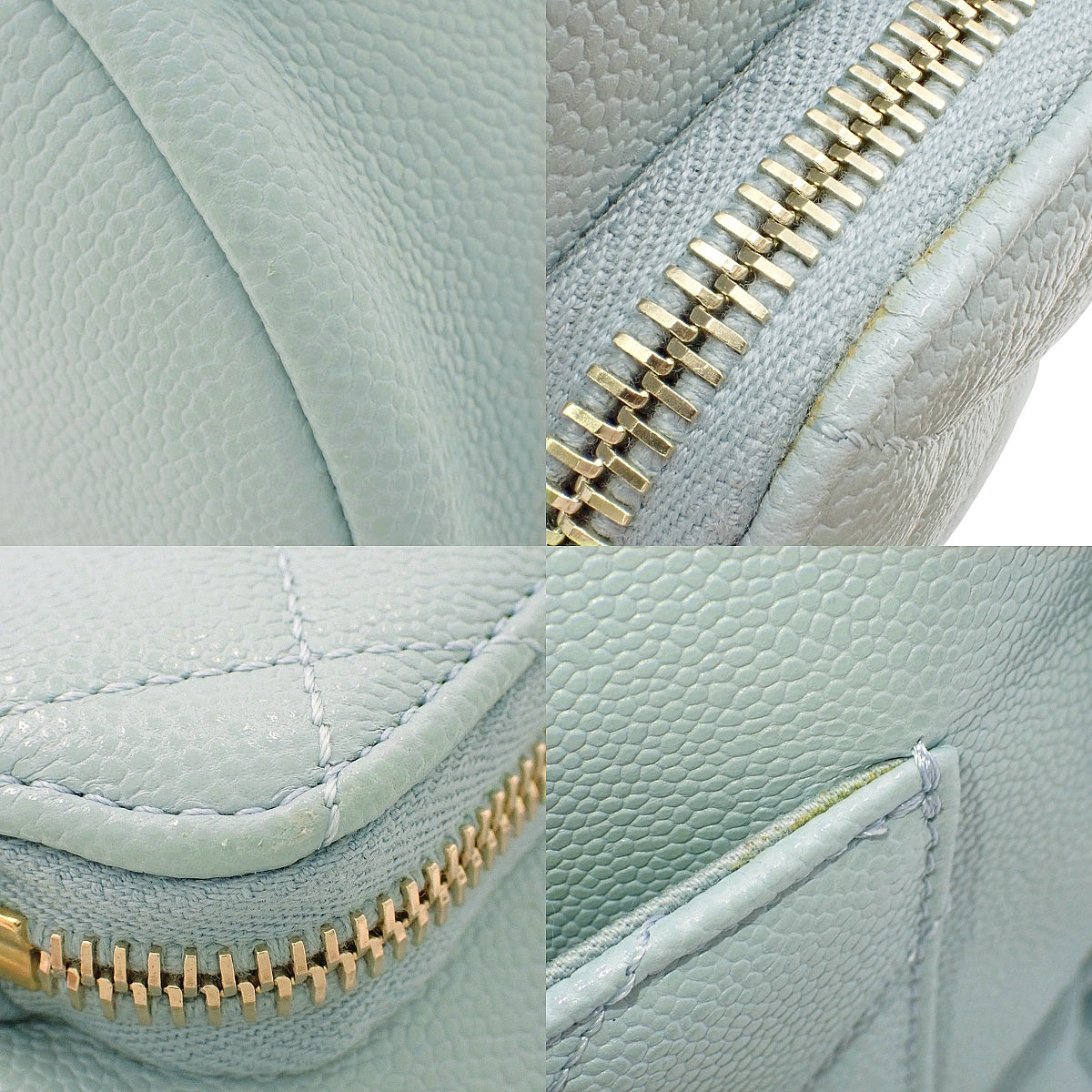 ビジネスアフィニティ マトラッセ バックパック キャビアスキン ライトブルー AS3530