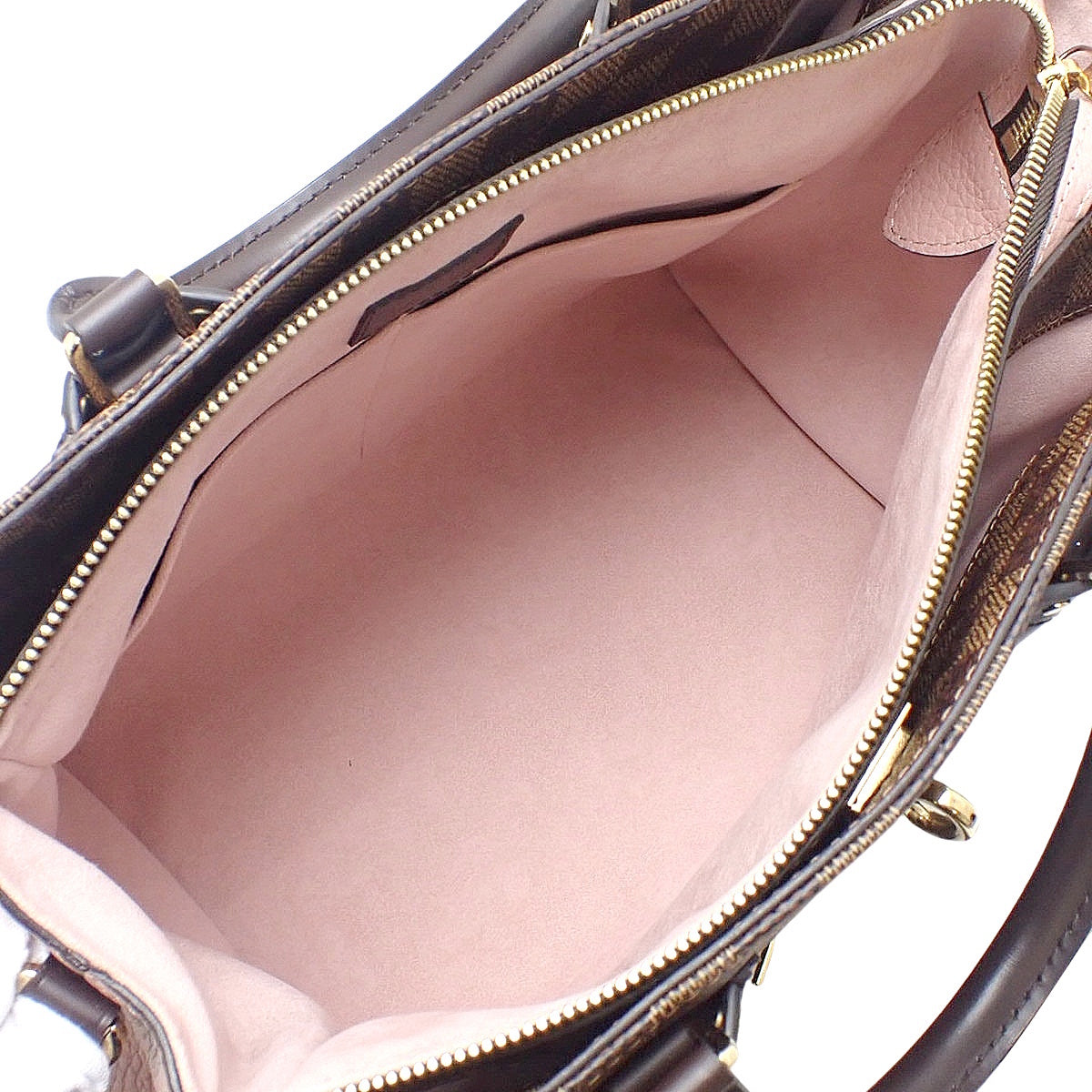 Damier Ebene Normandy Triyon Leather Magnolia N41488