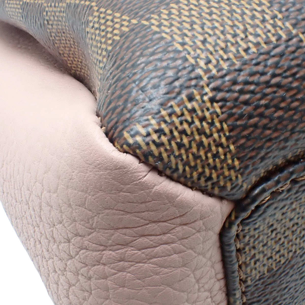 Damier Ebene Normandy Taurillon 皮革 Magnolia N41488