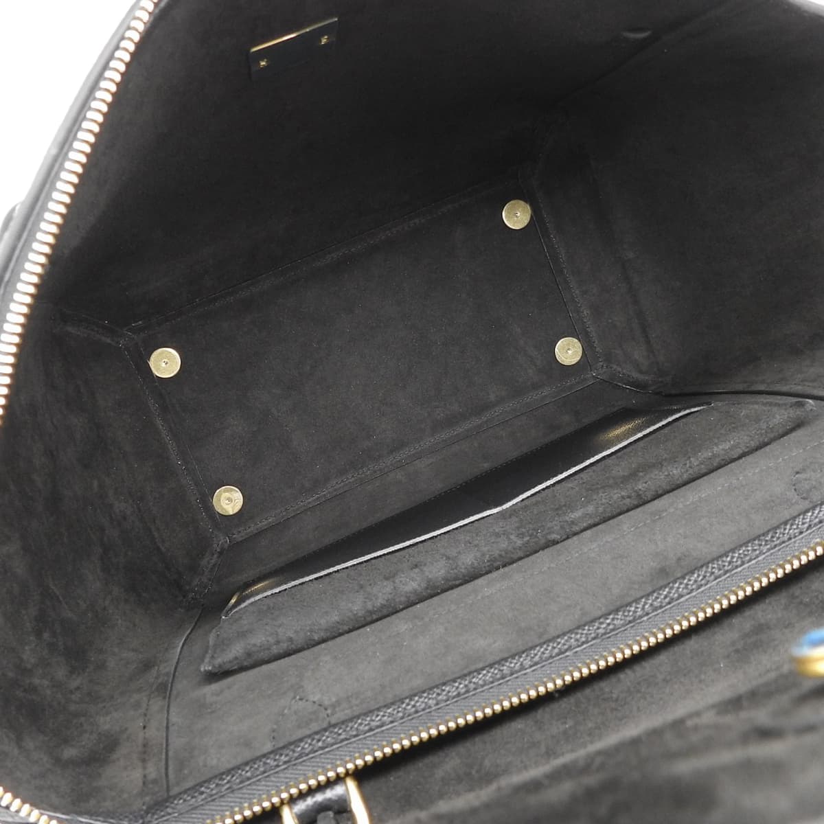 ベルトバッグ ミニ グレインドカーフスキン ブラック 189103ZVA.38NO