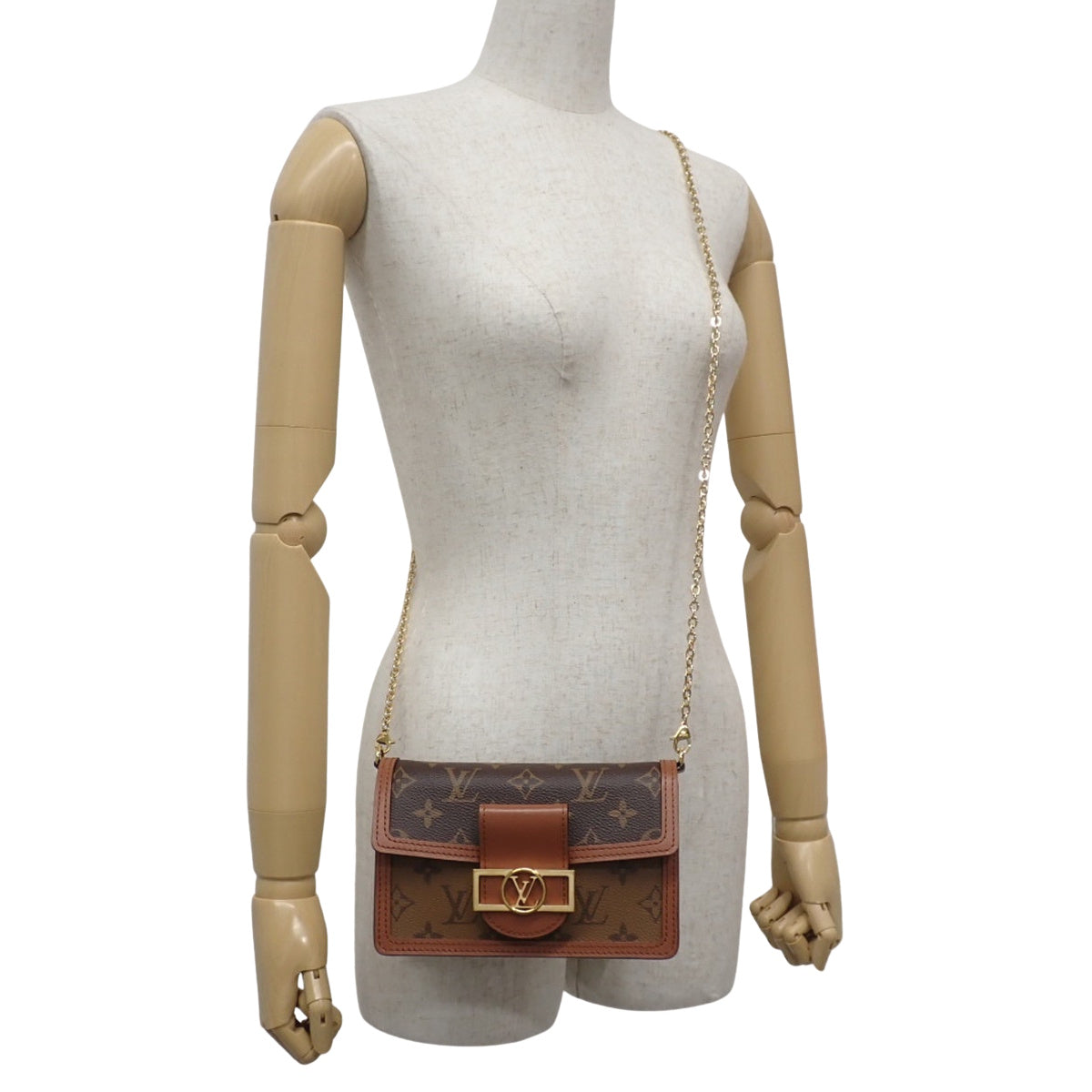 Portefeuille Dauphine Monogram Reverse Brown M68746