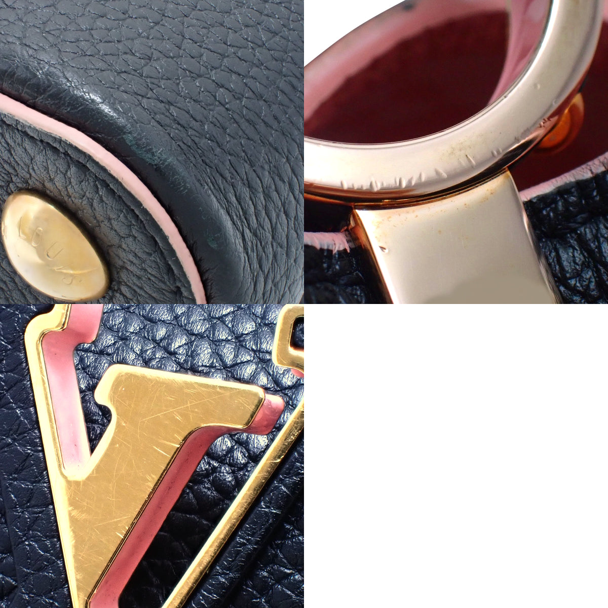 Capucine BB, Triヨン Leather, Noir, M20709