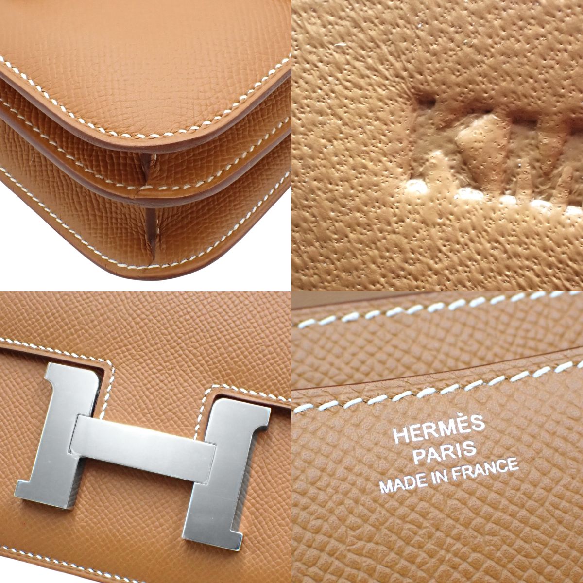 【未使用】コンスタンス3 ミニ ミロワール K刻印 ヴォーエプソン パラジウム金具 ゴールド シルバー金具