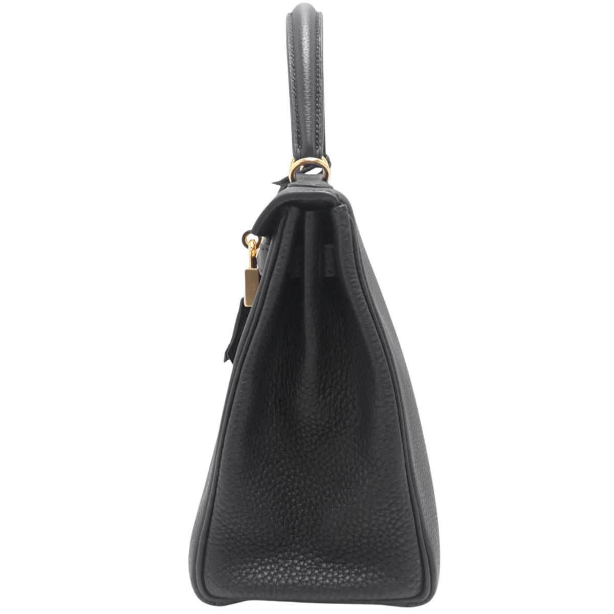 Kelly 25（内侧缝线）Togo黑色，配金色五金配件和Z字印记