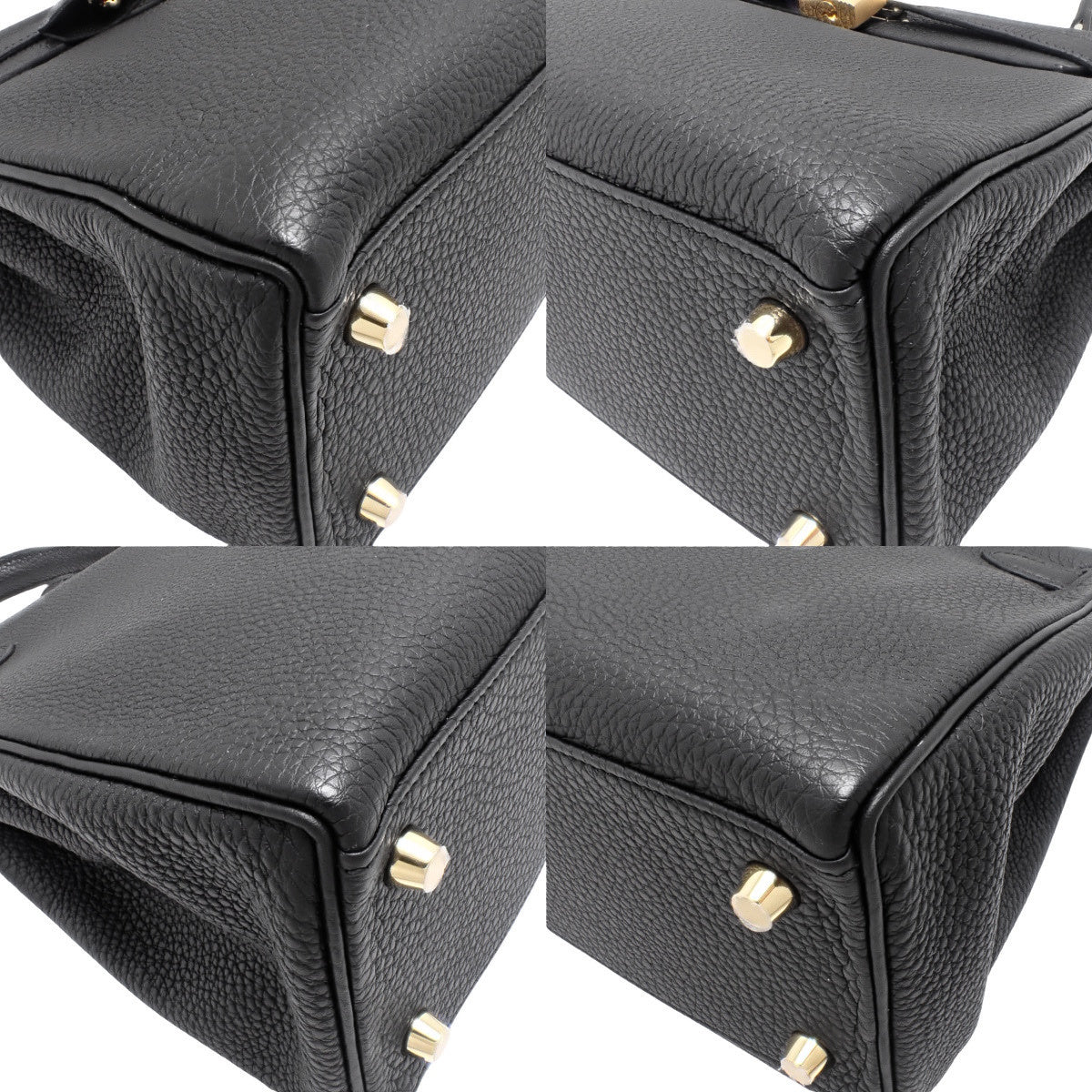 Kelly 25（内侧缝线）Togo黑色，配金色五金配件和Z字印记