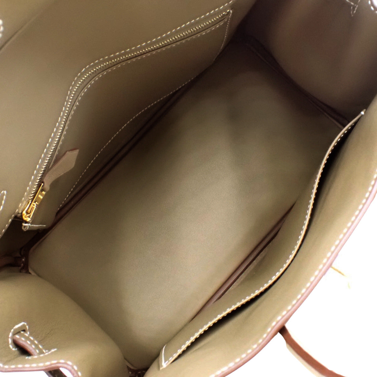[Brand New] Birkin 25, K stamp, Vaut Suif, Etoupe/Etoupe, Gold Hardware