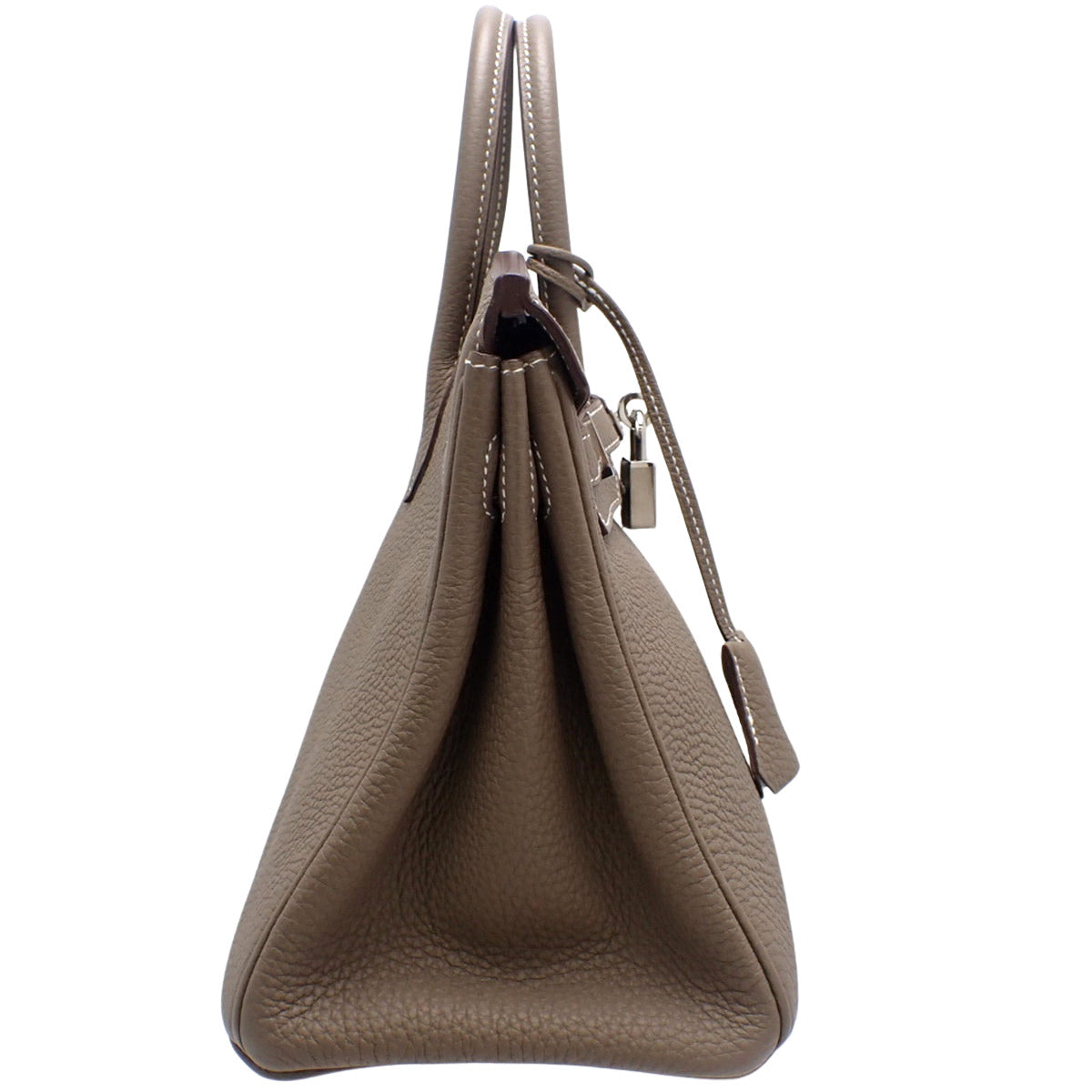 Birkin 25 Togo Etoupe/Etoupe 银色五金 Z 印记