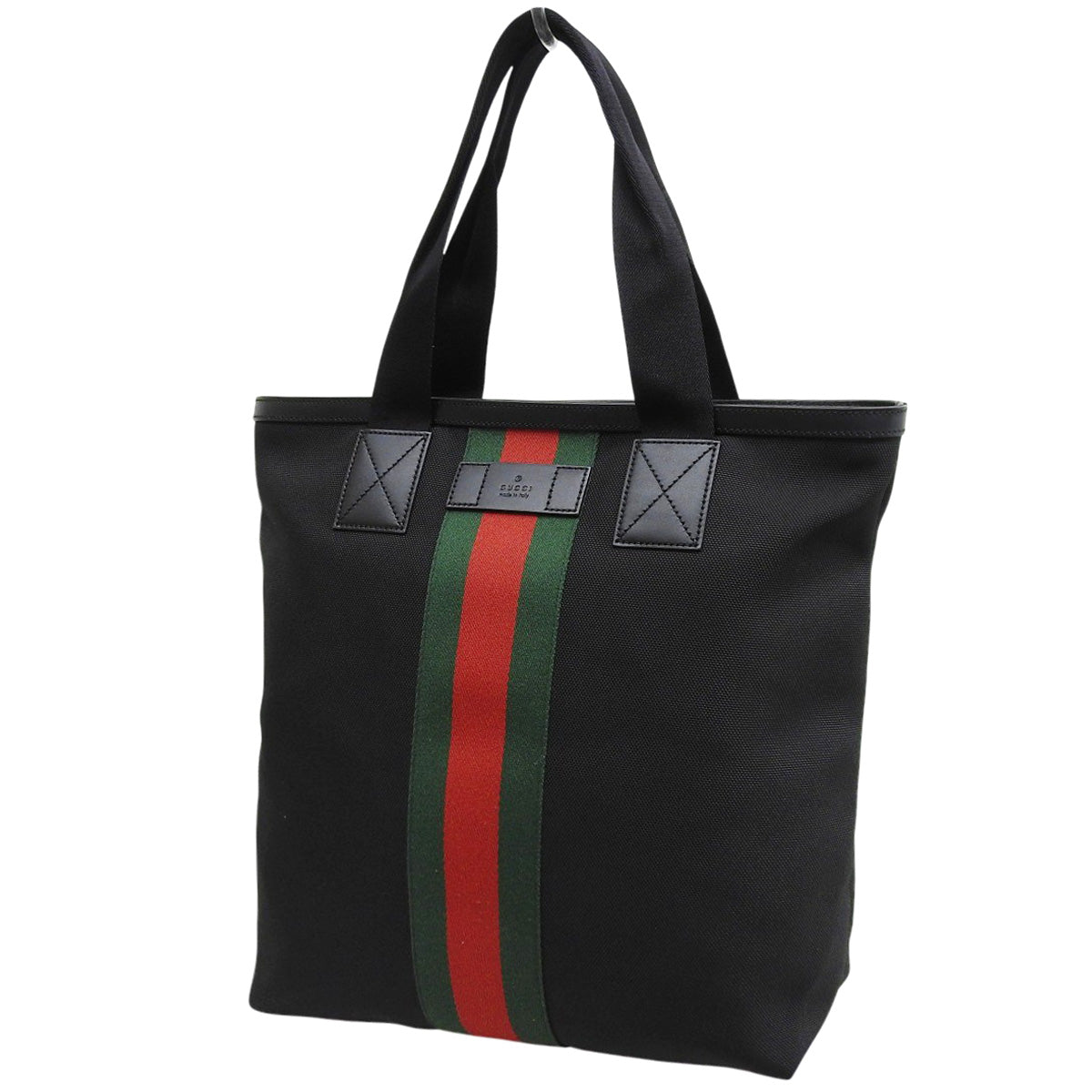 ナイロンキャンバス トートバッグ ナイロン ブラック レッド グリーン緑 631245