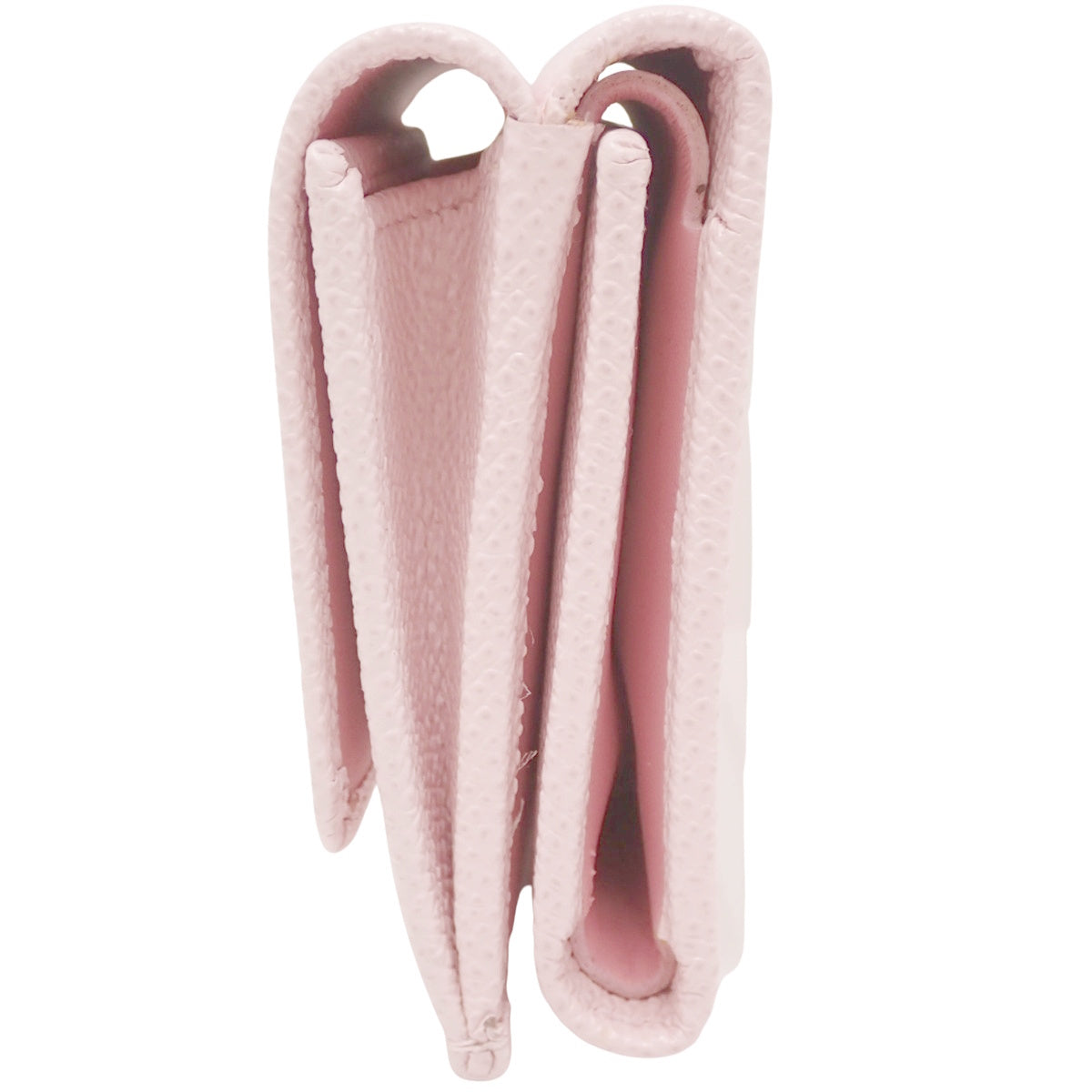 Bvlgari Bvlgari Tri-fold Wallet Leather Pink 289064