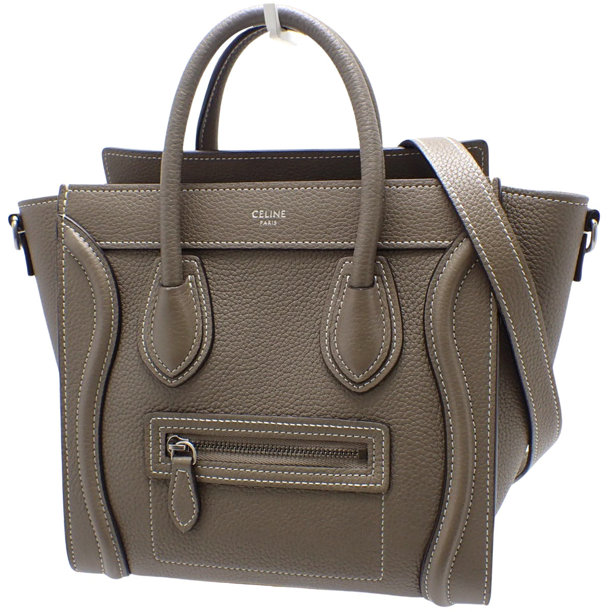 Luggage Nano Shopper 手提包，小牛皮材质，修身款，货号 189243DRU.09SO