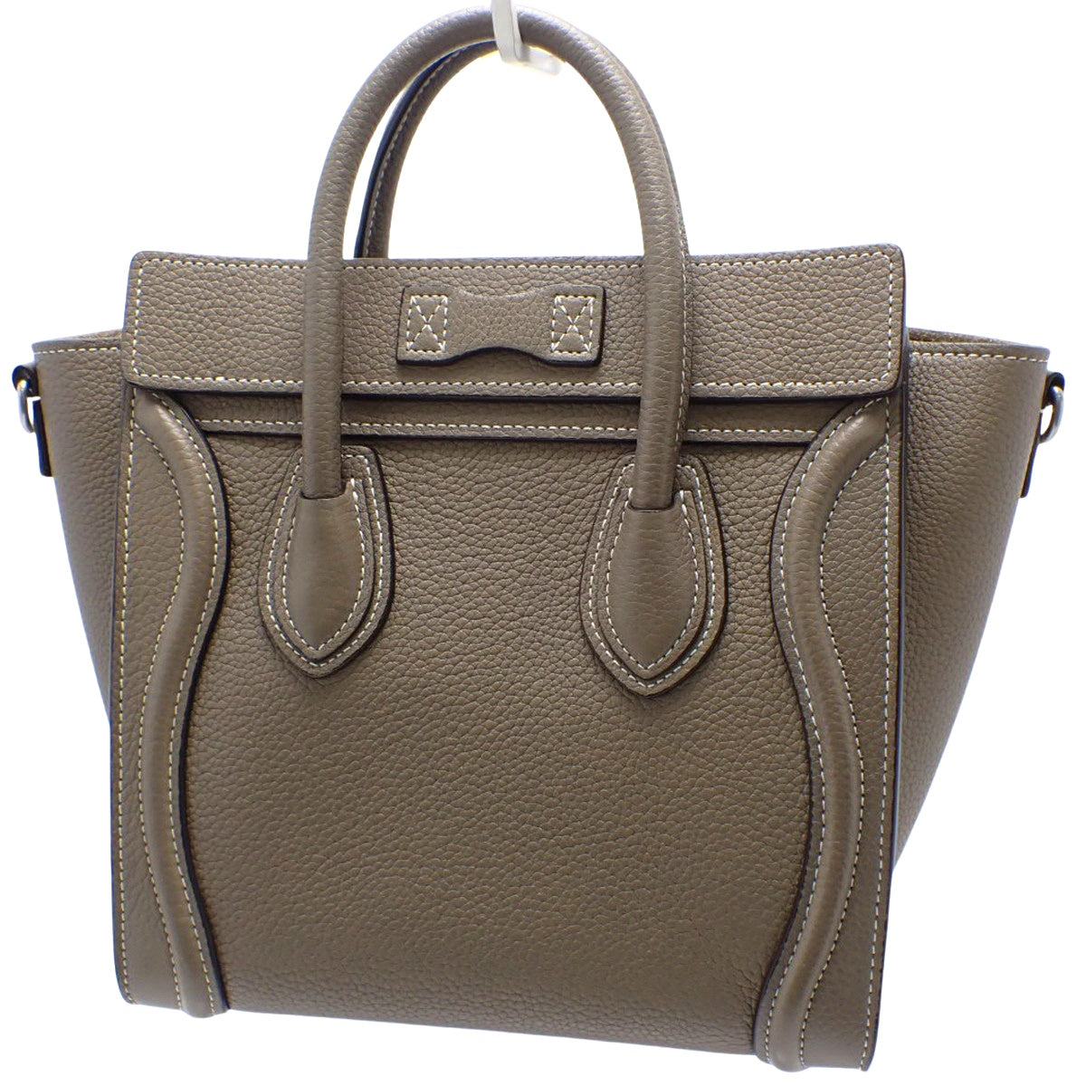 Luggage Nano Shopper 手提包，小牛皮材质，修身款，货号 189243DRU.09SO