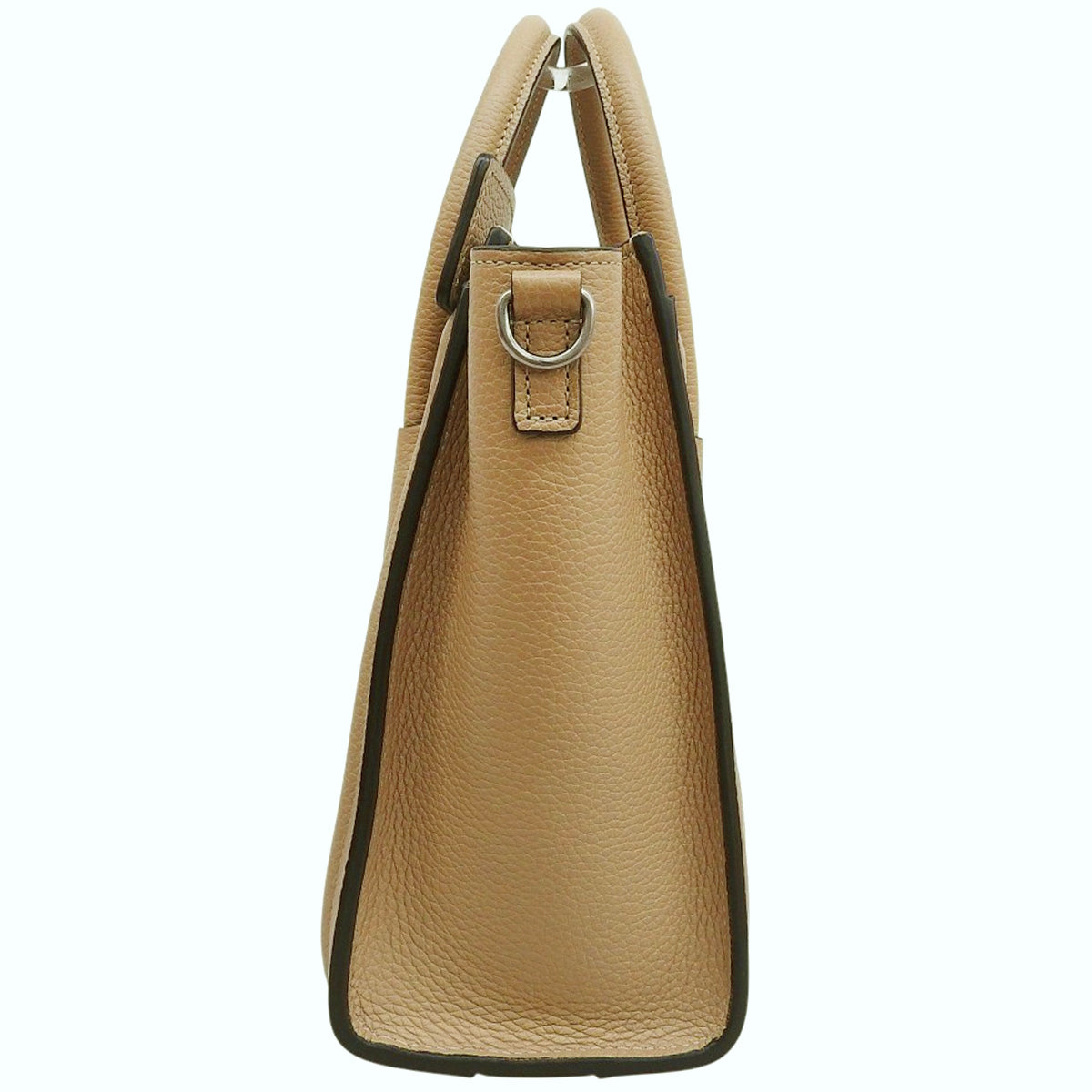 Luggage Nano Shopper in Drummed Calfskin, Dune, 189243DRU.03UN