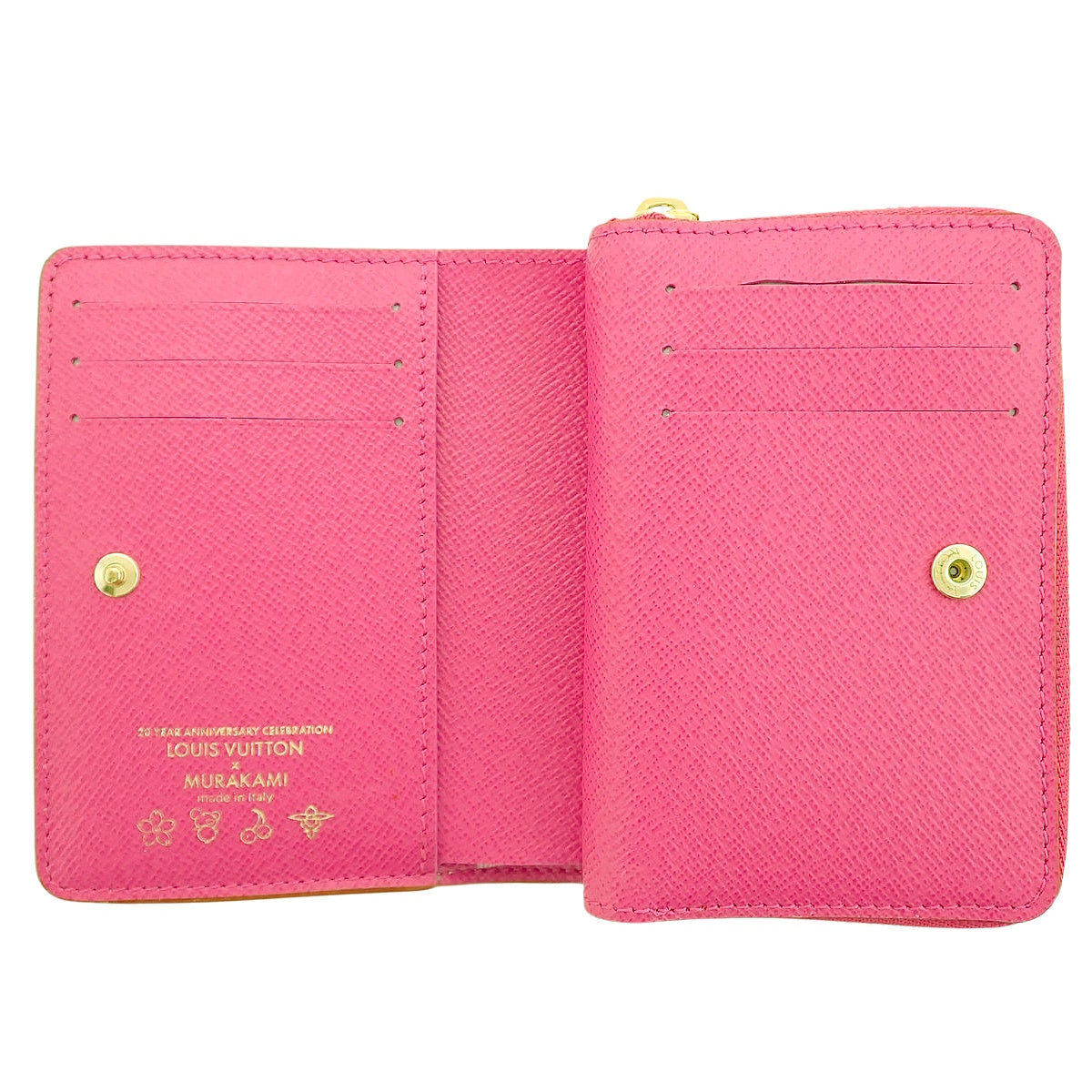 Monogram Multicolore LV×TM Portefeuille Lou Blanc M14093，与村上隆合作款