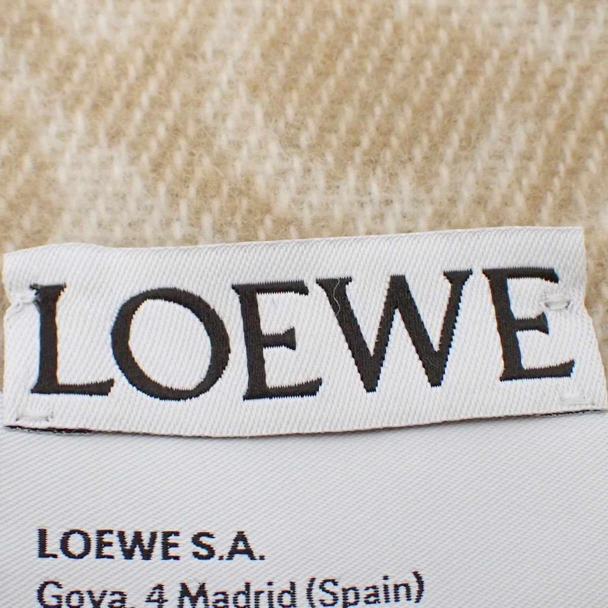 アナグラム スカーフ ウール カシミヤ F811SS1X01