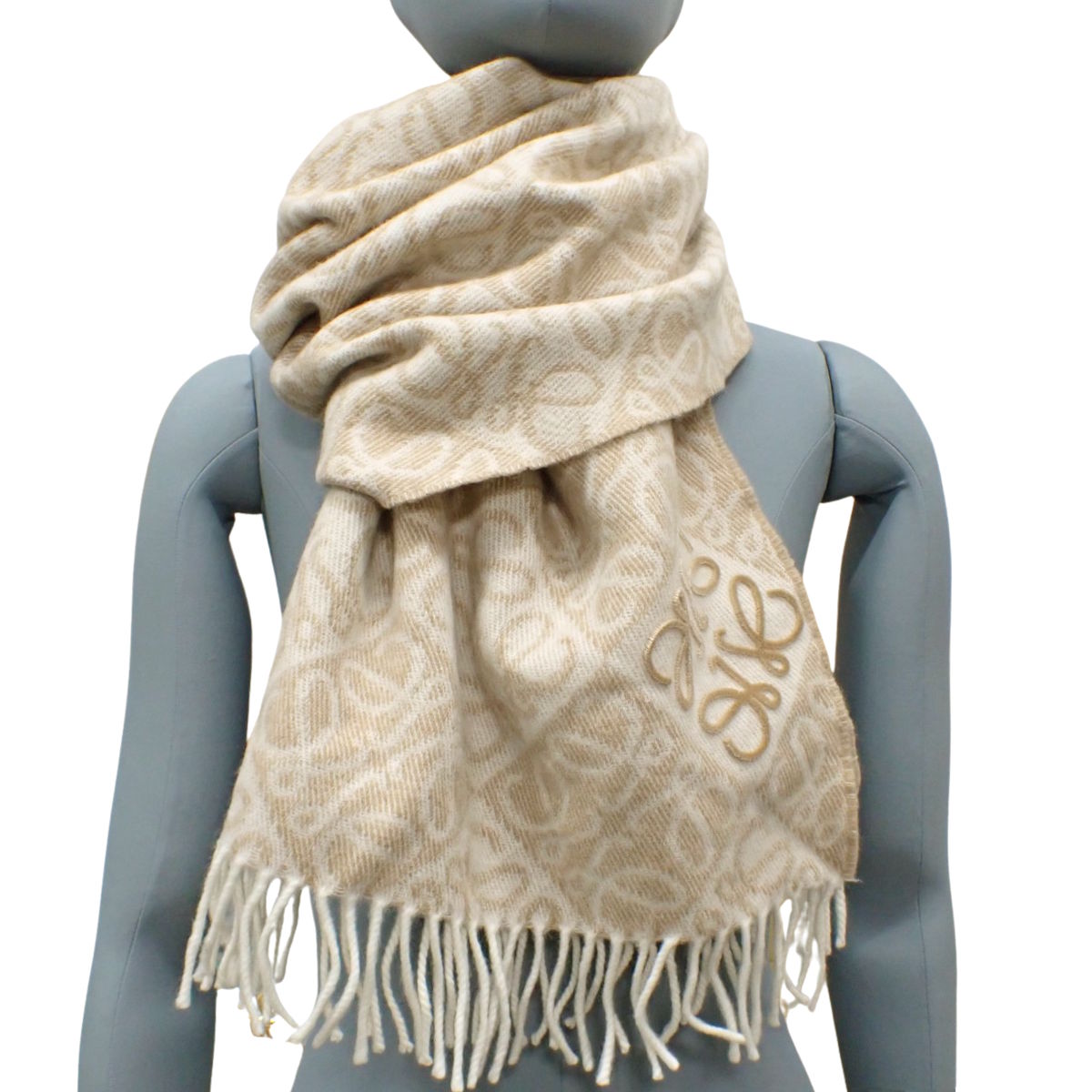 アナグラム スカーフ ウール カシミヤ F811SS1X01