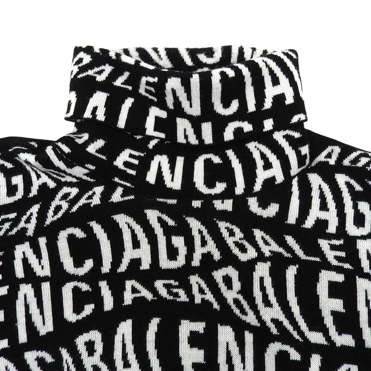 Logo高领毛衣，小号