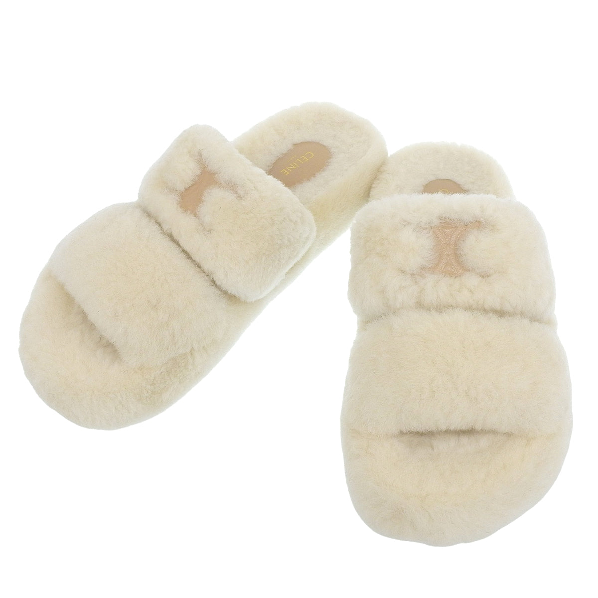 Triomphe 毛绒拖鞋 39