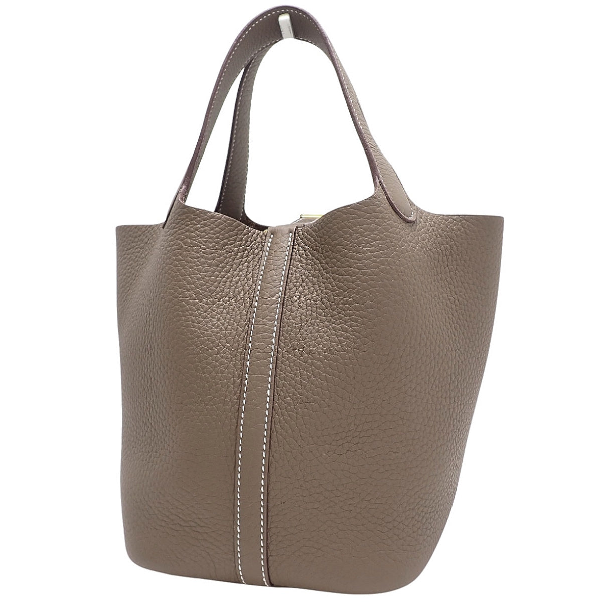 ピコタンロックPM トリヨンクレマンス エトープ/エトゥープ ゴールド金具 W刻印