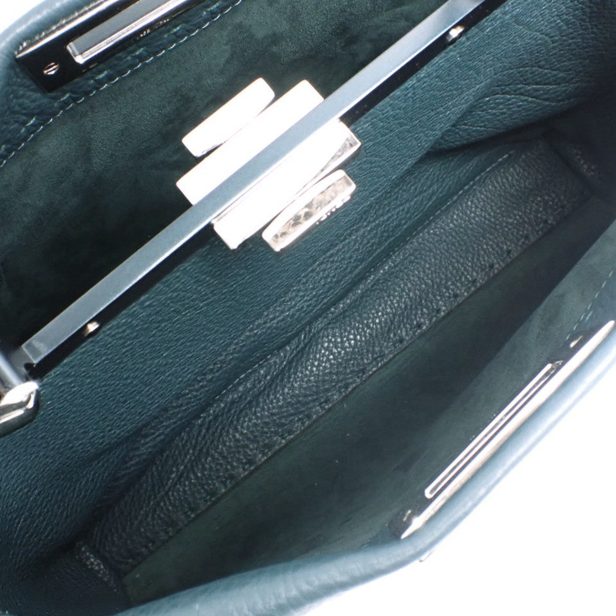 Peekaboo 常规款小牛皮蟒纹深绿灰褐色 8BN290