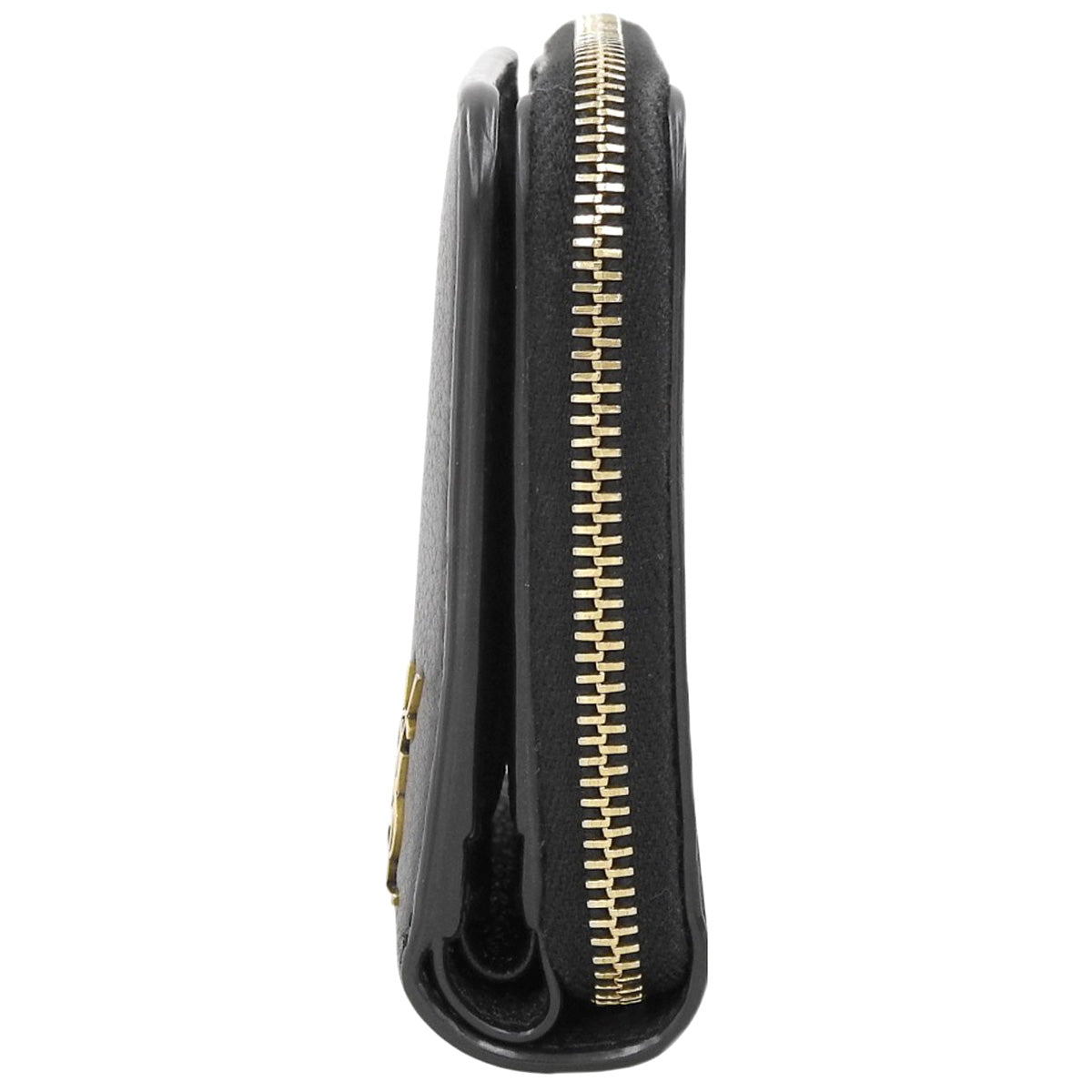 タイニーモノグラム 2つ折り財布 レザー ブラック GUE635263