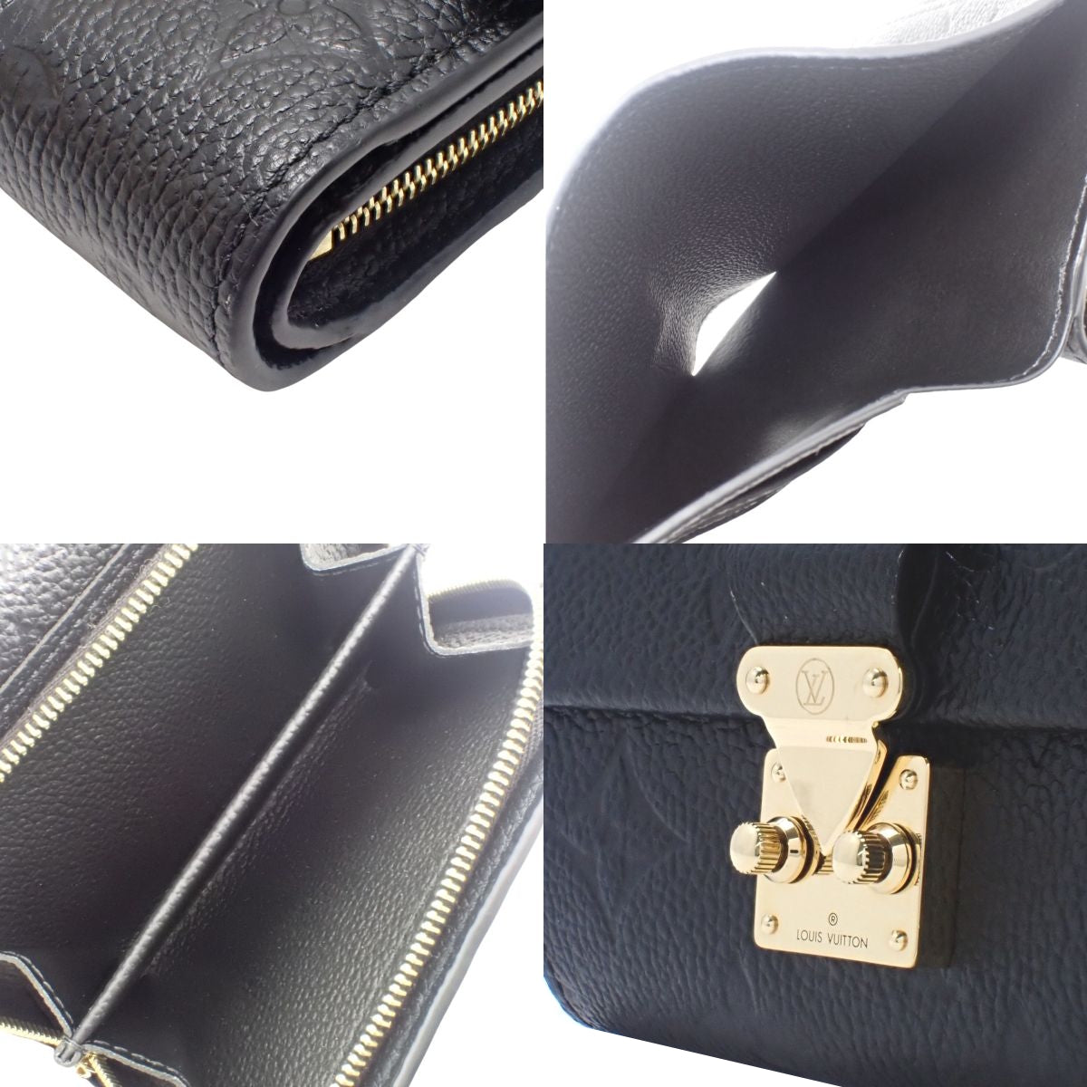 Monogram Empreinte Portefeuille Metis Compact Noir M80880