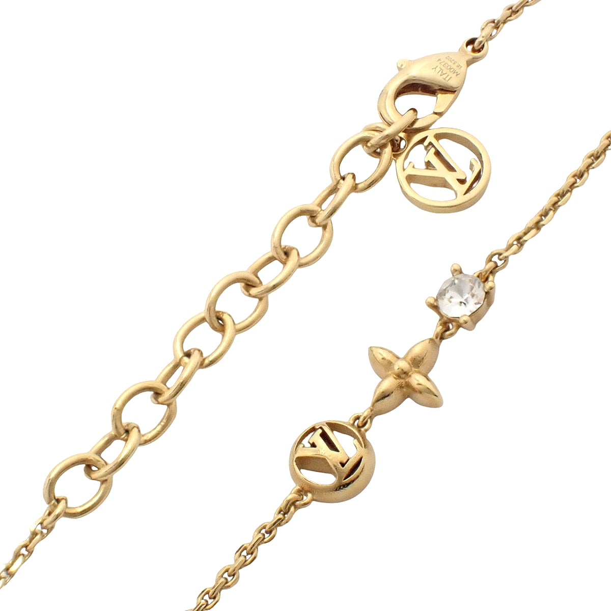 Petit Louis Metal (GP) Strass Bracelet