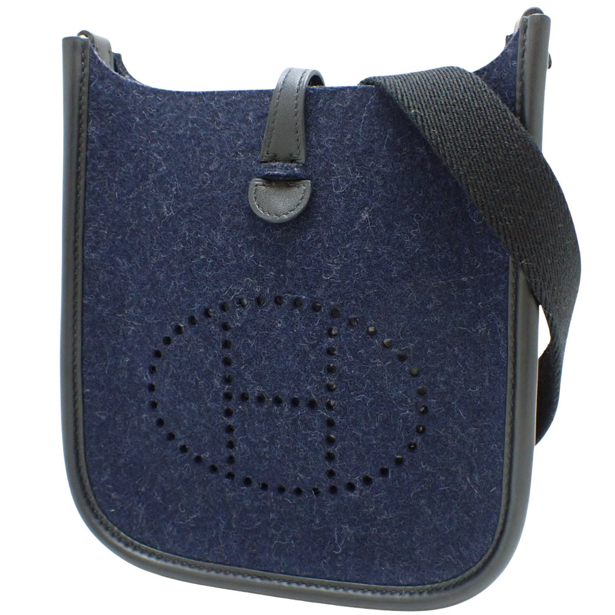 Evelyn Amazon TPM Felt Swift Blue Nuit Silver Hardware D Stamp