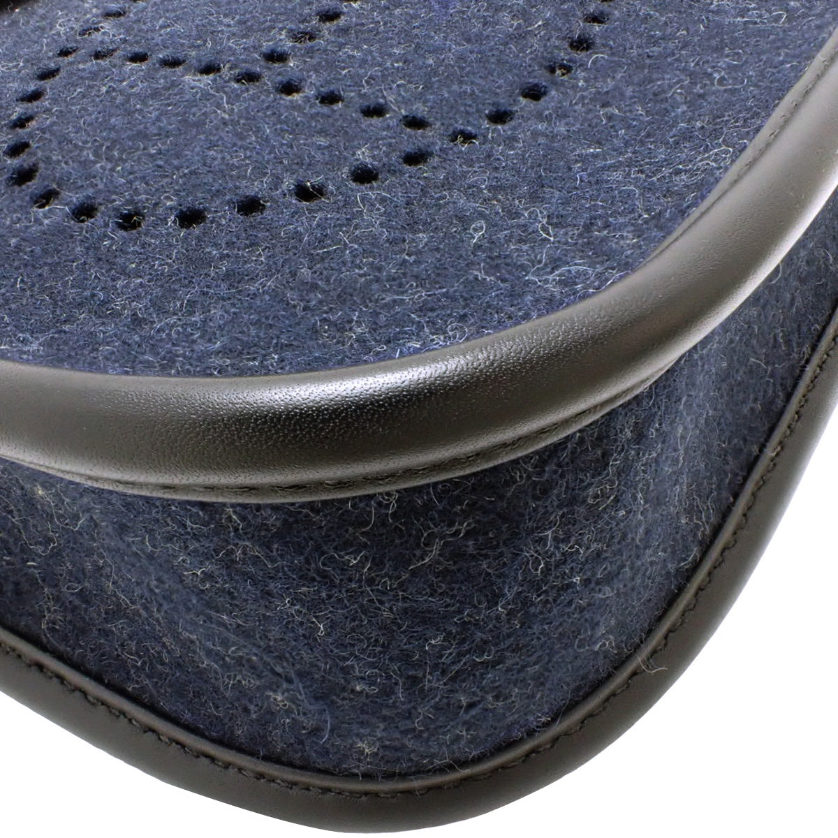 Evelyn Amazon TPM Felt Swift Blue Nuit Silver Hardware D Stamp