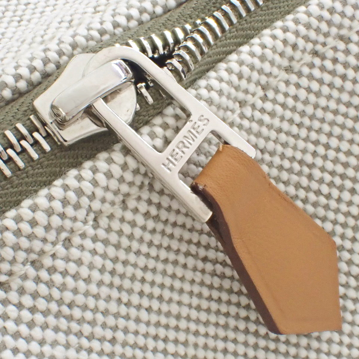 ブリッド・ア・ブラックPM トワルアッシュ キャンバス ベージュ ブラウン シルバー金具