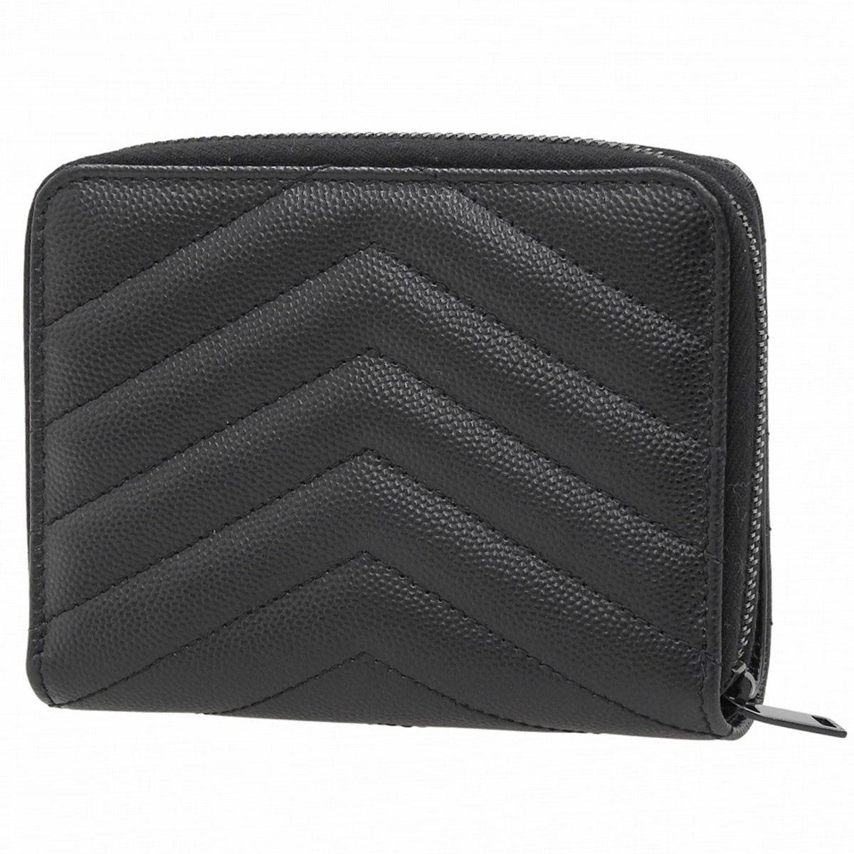 モノグラム コンパクト ジップアラウンド ウォレット レザー ブラック BND668288