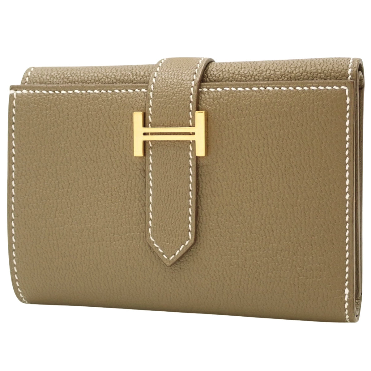 Bearn Combination Chevre Etoupe Gold Hardware B Stamp