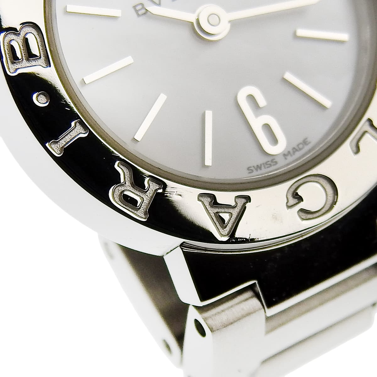 Bvlgari Bvlgari BB23SS SS Shell Dial White Quartz Women's