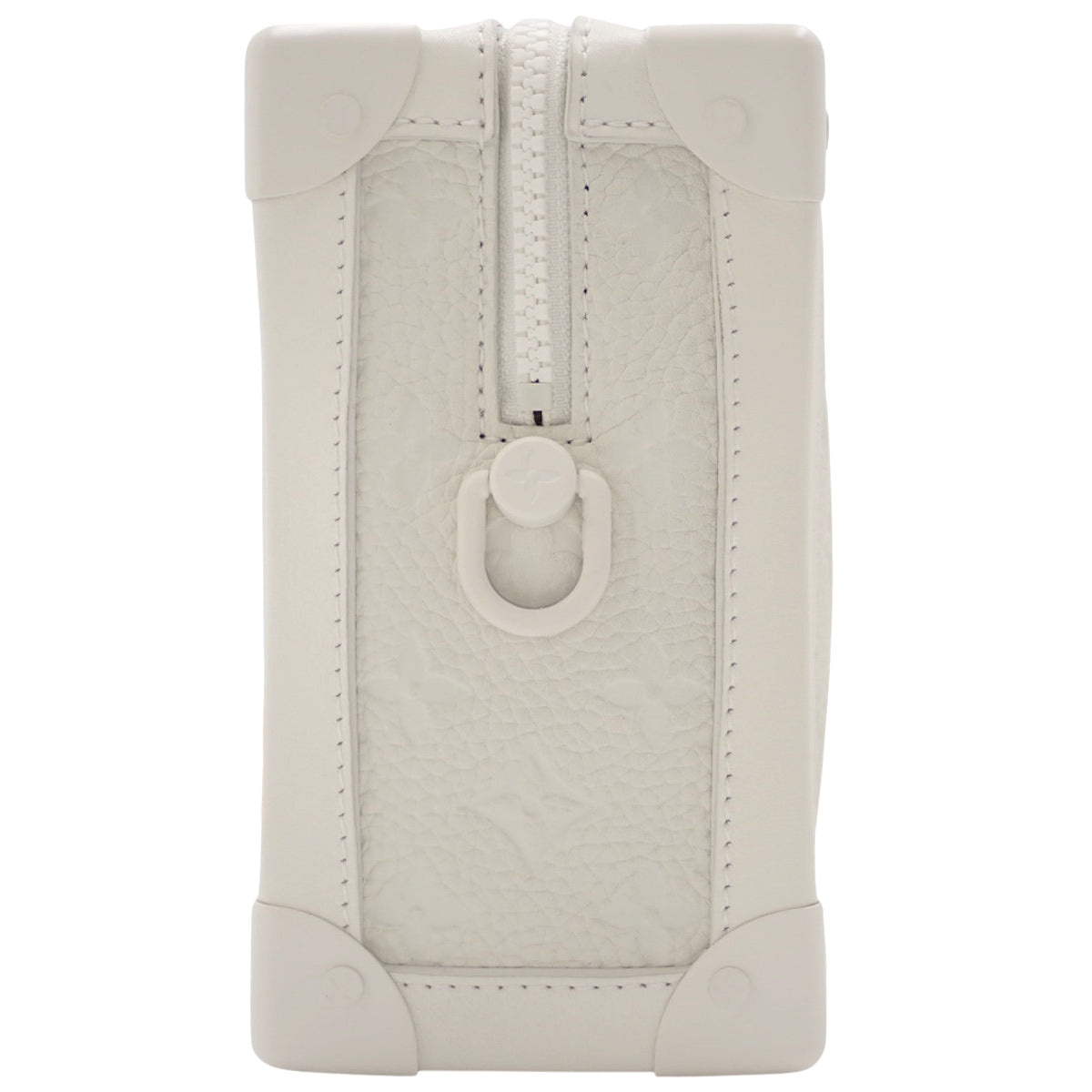 Monogram Empreinte 软行李箱，Taurillon 皮革，白色，M53287