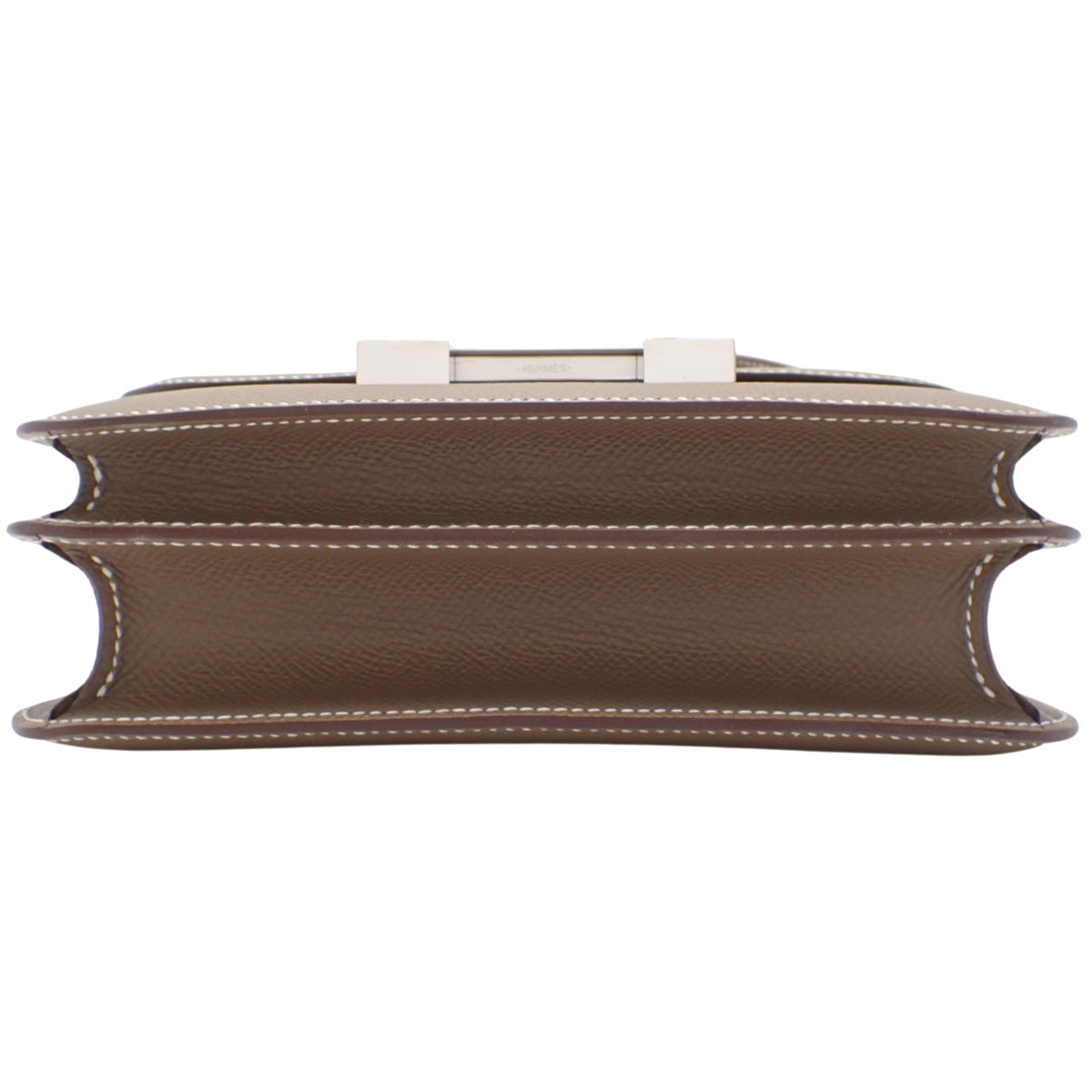 【新品】Constance 3 Mini Miroir K Stamp，Epsom Etoupe，银五金