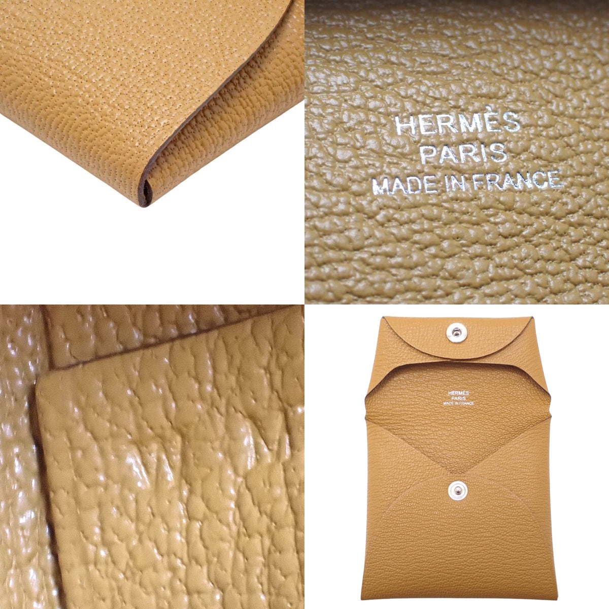 [Unused] Bastia Chevre Mysore Caramel with Silver Hardware and Double Stamp