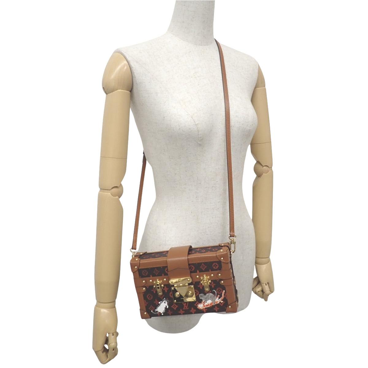 トランスフォームド・モノグラム キャットグラム プティット・マル ブラウン オレンジ M44407