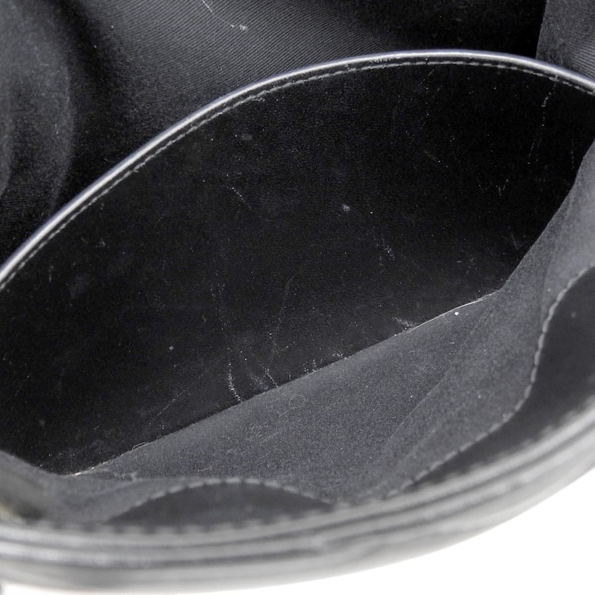 ルル ハンドバッグ レザー ブラック 502717