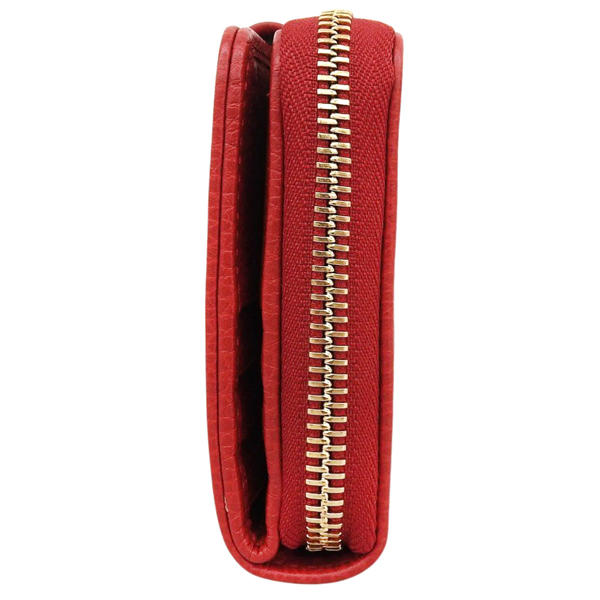 二つ折り財布 GGキャンバス レザー ベージュ レッド 346056 KY9LG 8606