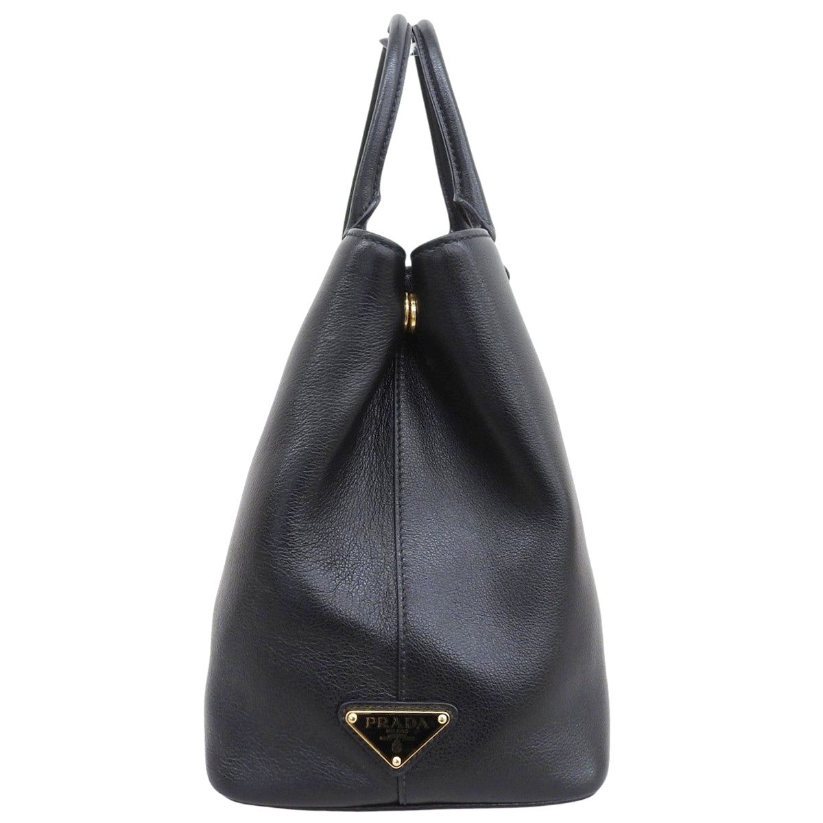 2-way tote bag calfskin NERO 1BA579