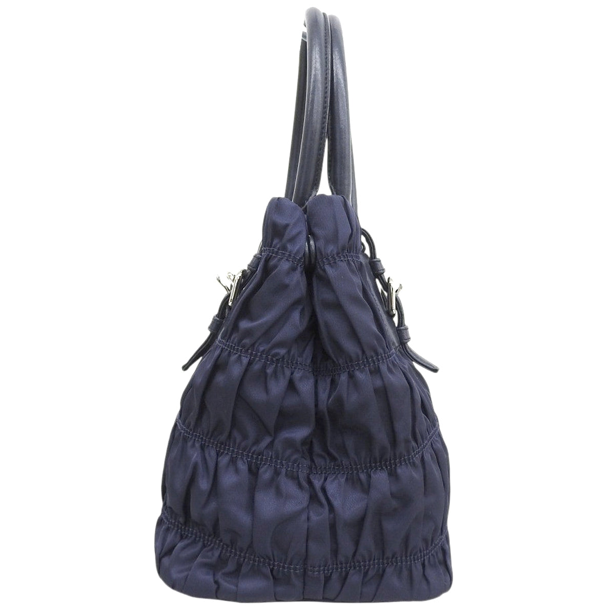 尼龙海军蓝双用手提包 1BA173