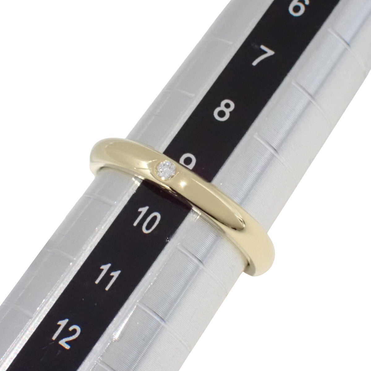 バンドリング ダイヤモンド イエローゴールド K18YG 3.6g