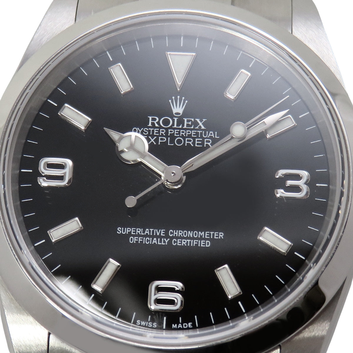 エクスプローラーⅠ 114270 SS F番 ブラック 自動巻き メンズ