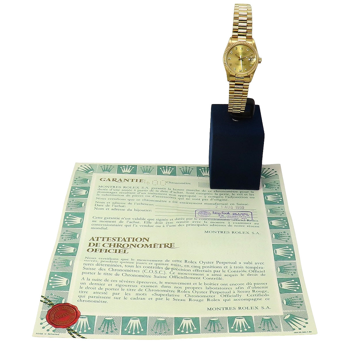 Datejust 68278G YG L Serial 10PD Automatic Boys