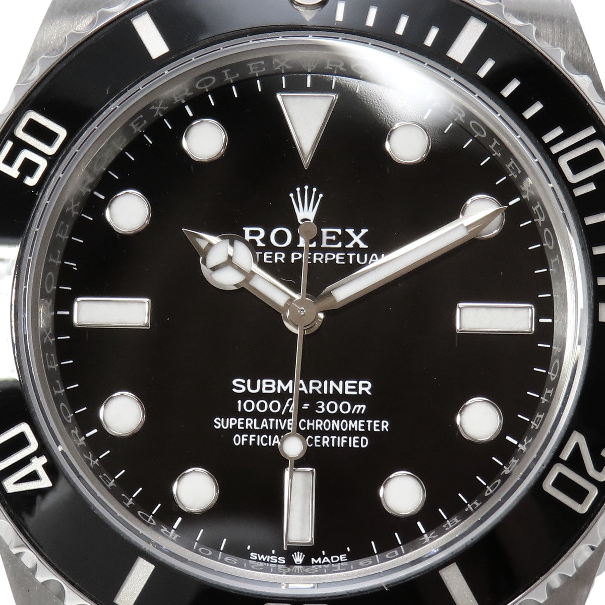 サブマリーナ 124060 SS ランダム番 ブラック 自動巻き メンズ