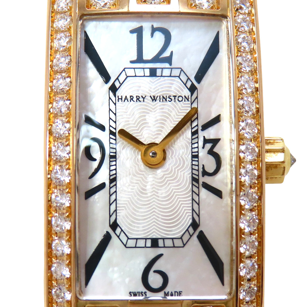 Avenue C Mini AVCQHM16RR017 PG/Leather Shell Dial White Quartz Women's