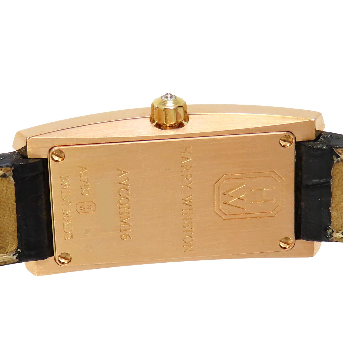 Avenue C Mini AVCQHM16RR017 PG/Leather Shell Dial White Quartz Women's
